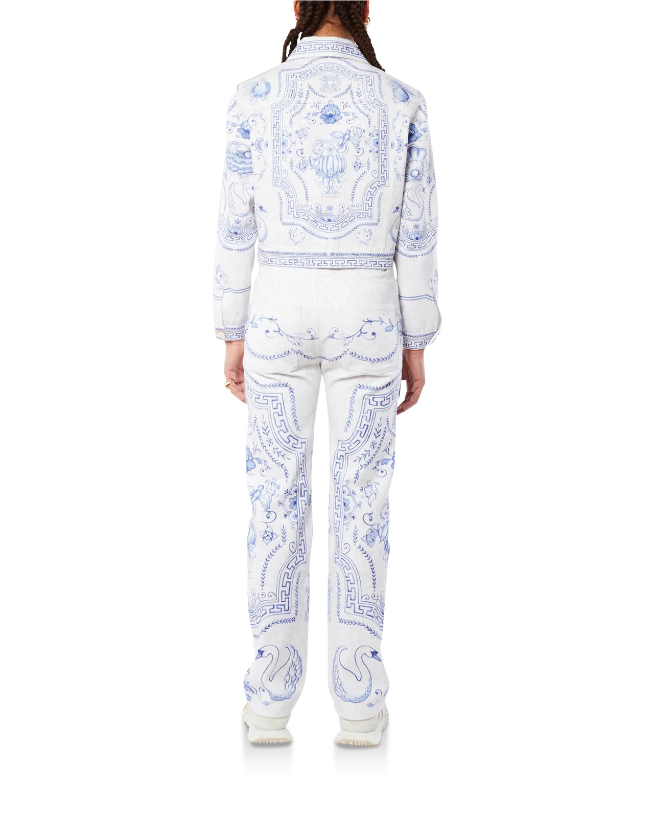 Plat A Dessert Printed Straight Leg Jeans - 3