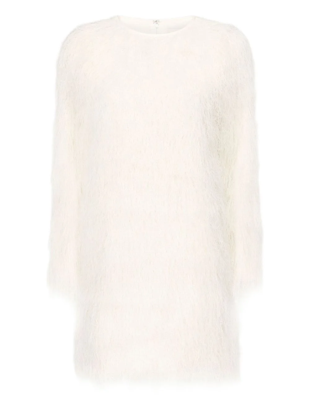 Tina fringe long-sleeve mini dress - 1