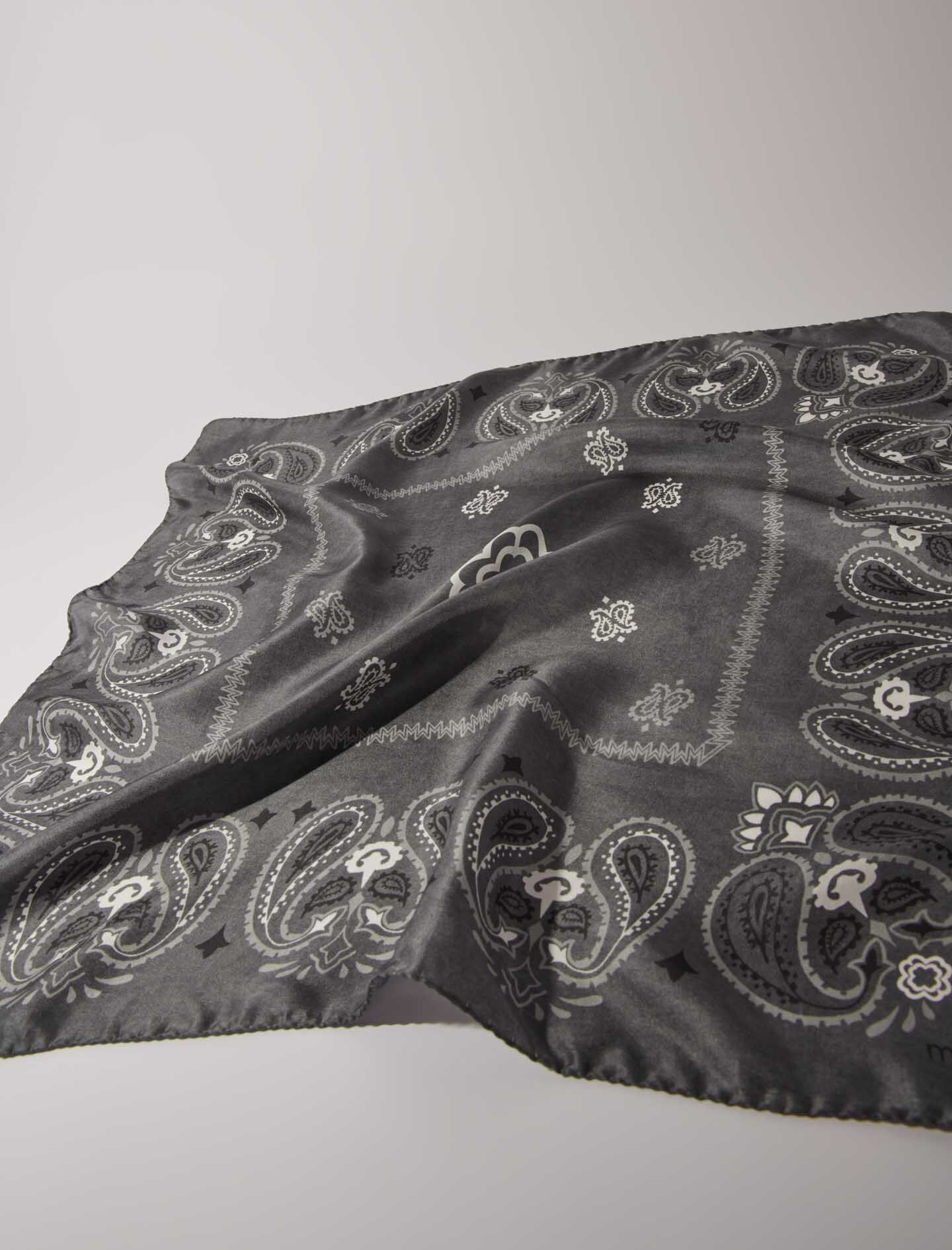 Silk paisley print bandana - 3