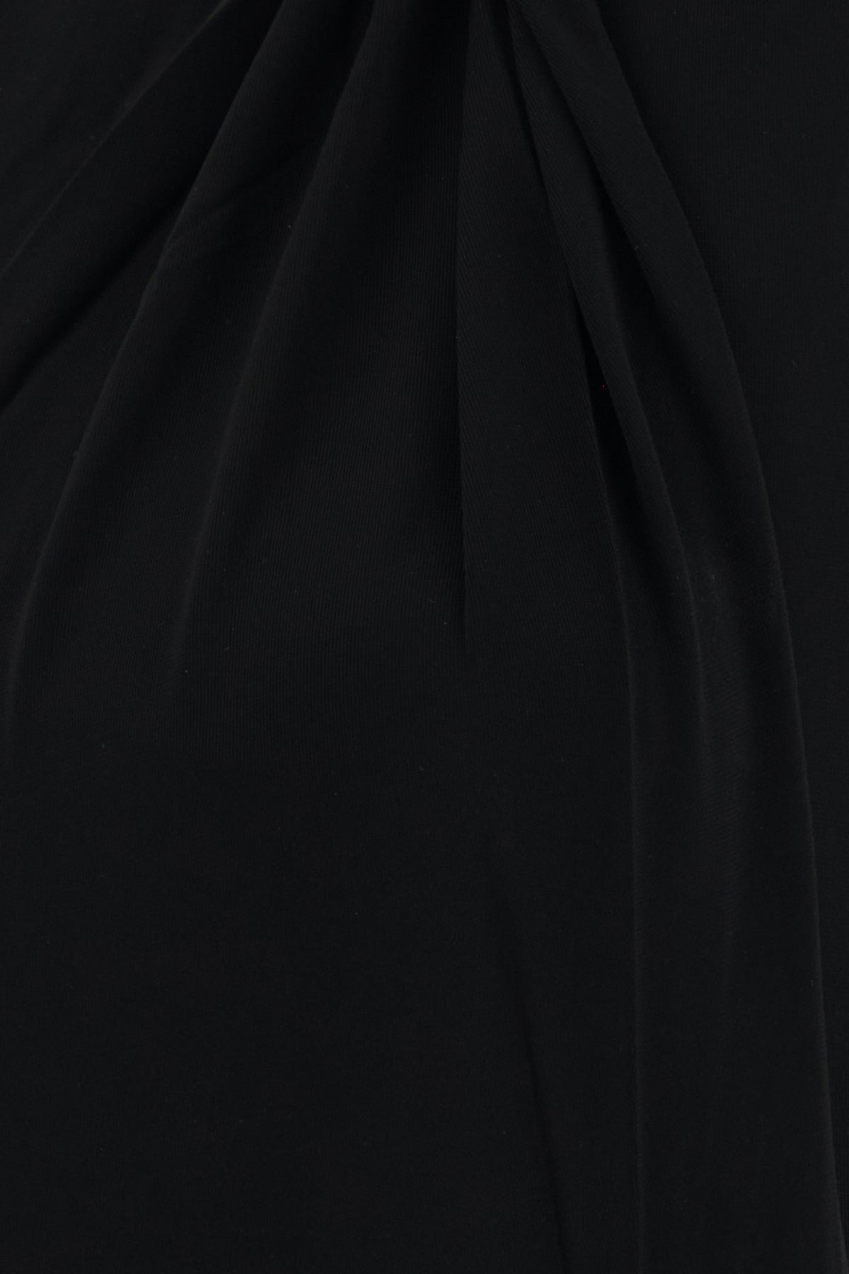 Black stretch rayon dress - 3