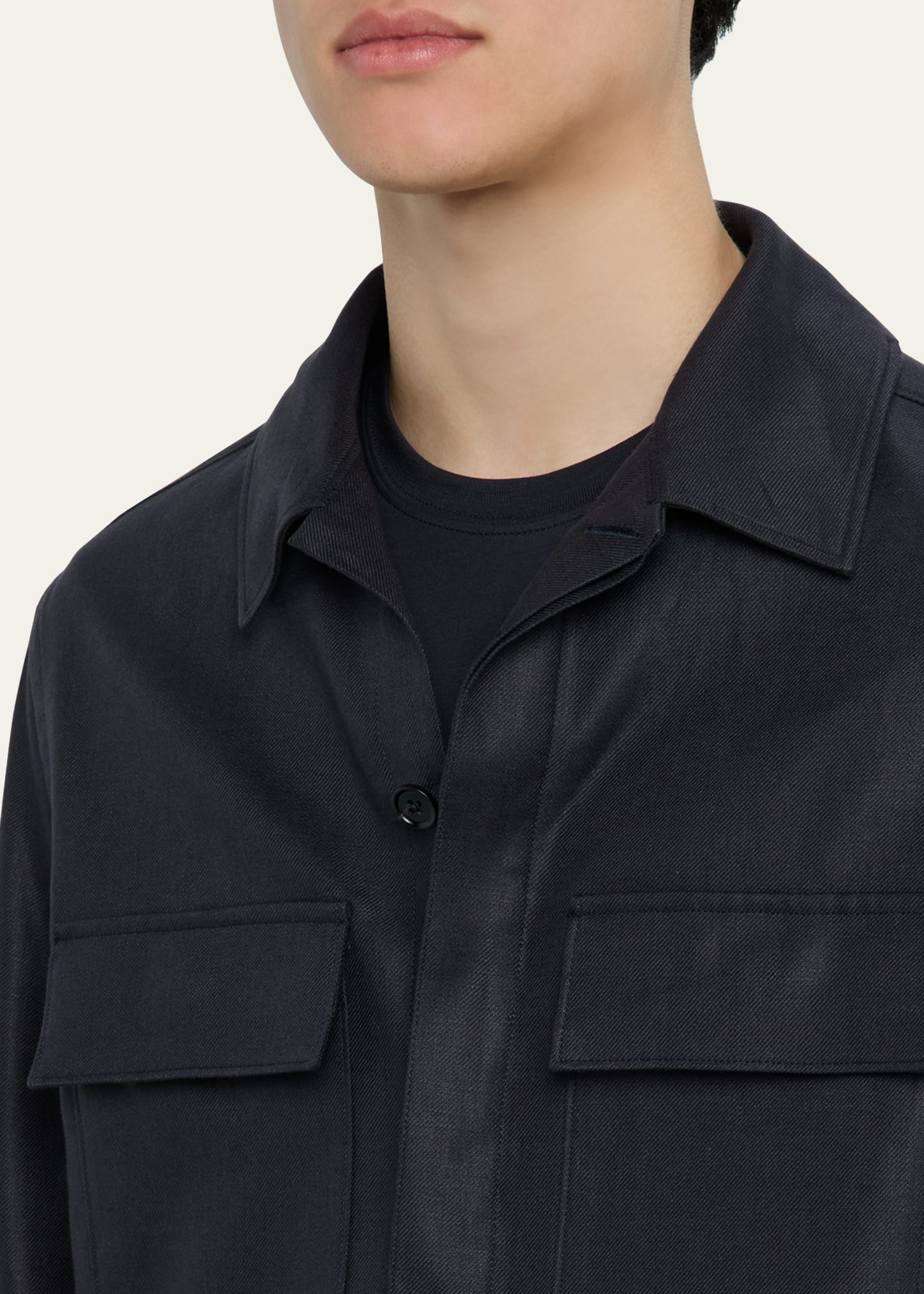 Men's Oasi Linen Overshirt - 5