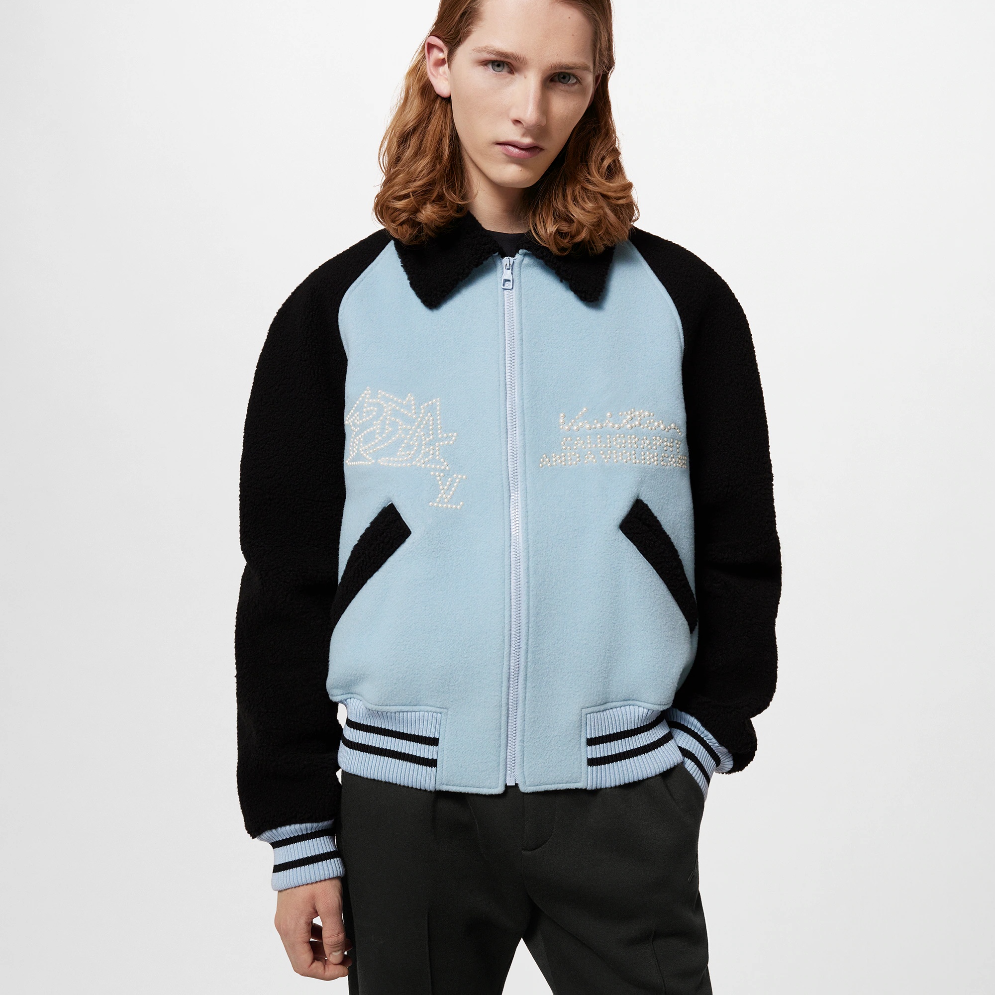 Shearling Wool Varsity Blouson - 2
