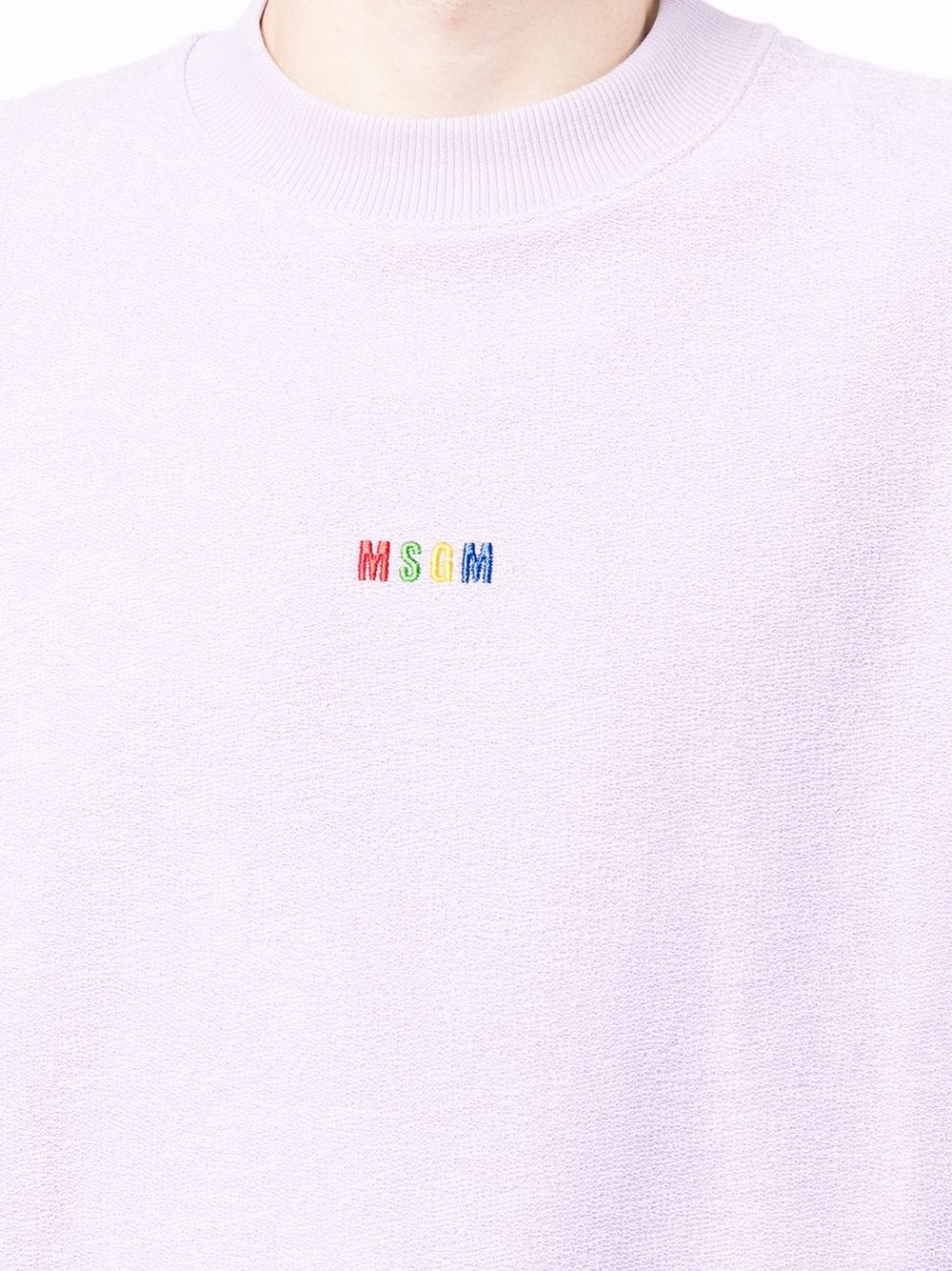 embroidered-logo sweatshirt - 5