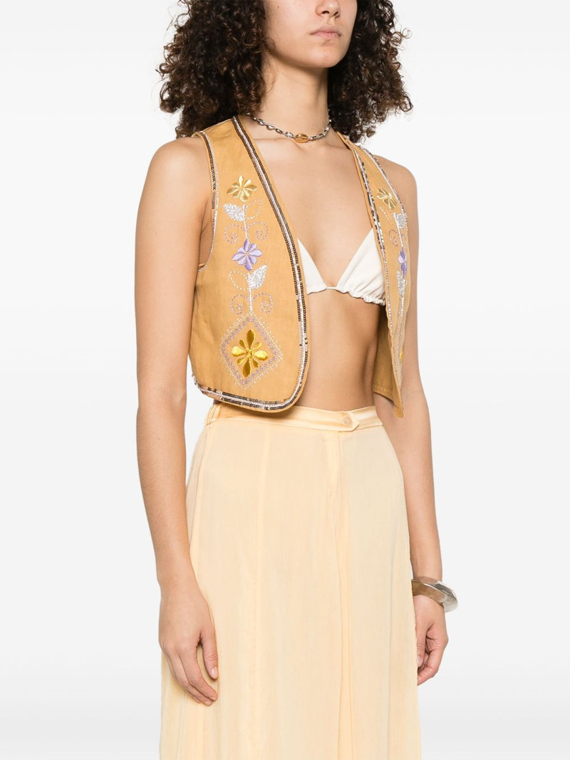 floral-embroidery gilet 3