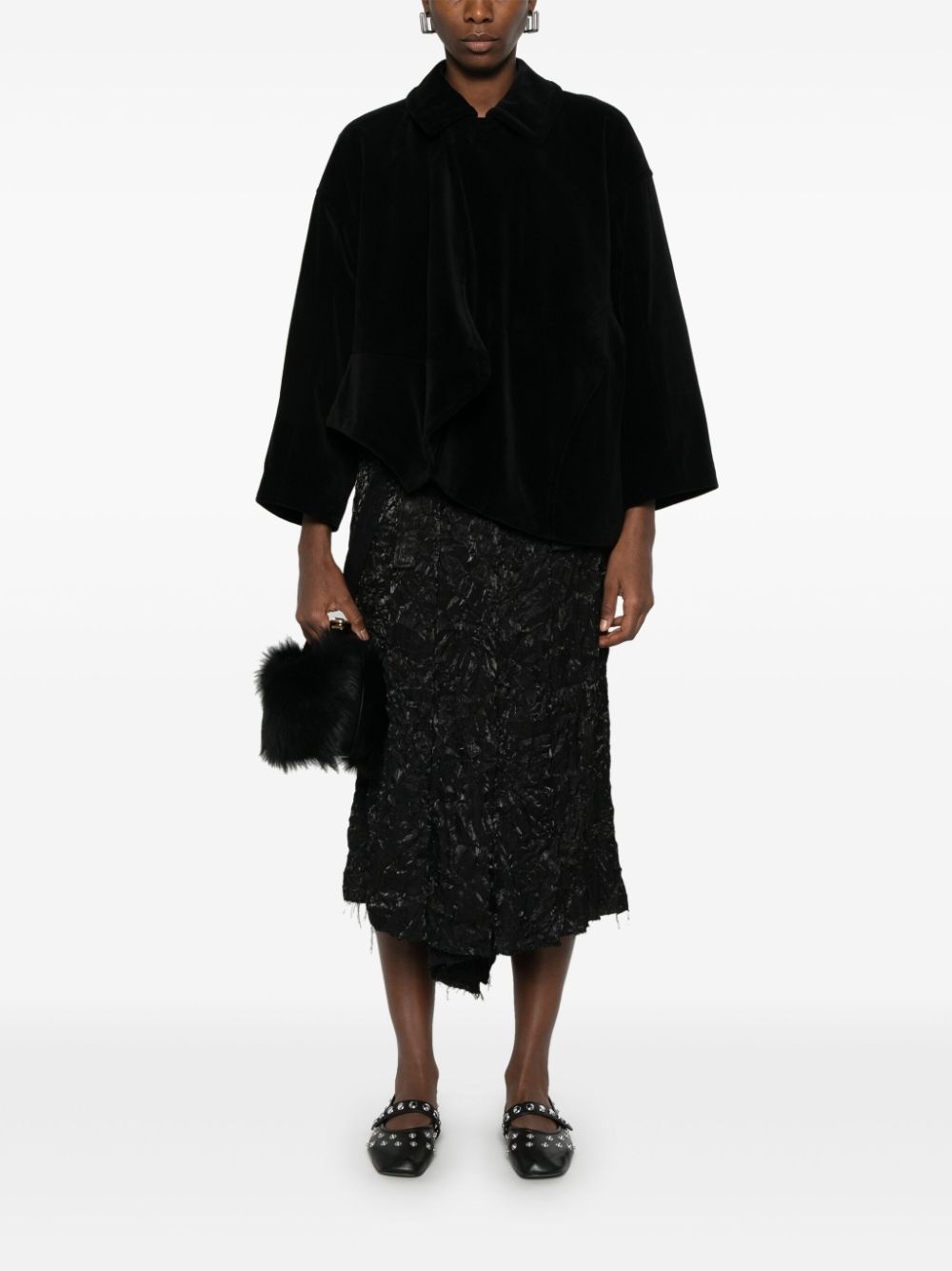 pleated midi skirt - 2