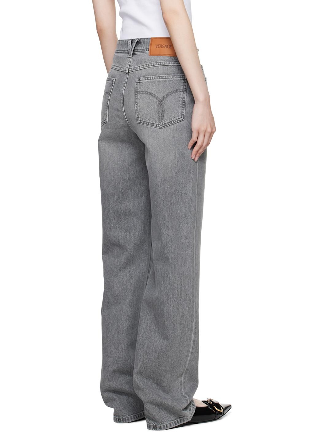 Gray Regular-Fit Medusa '95 Jeans - 3
