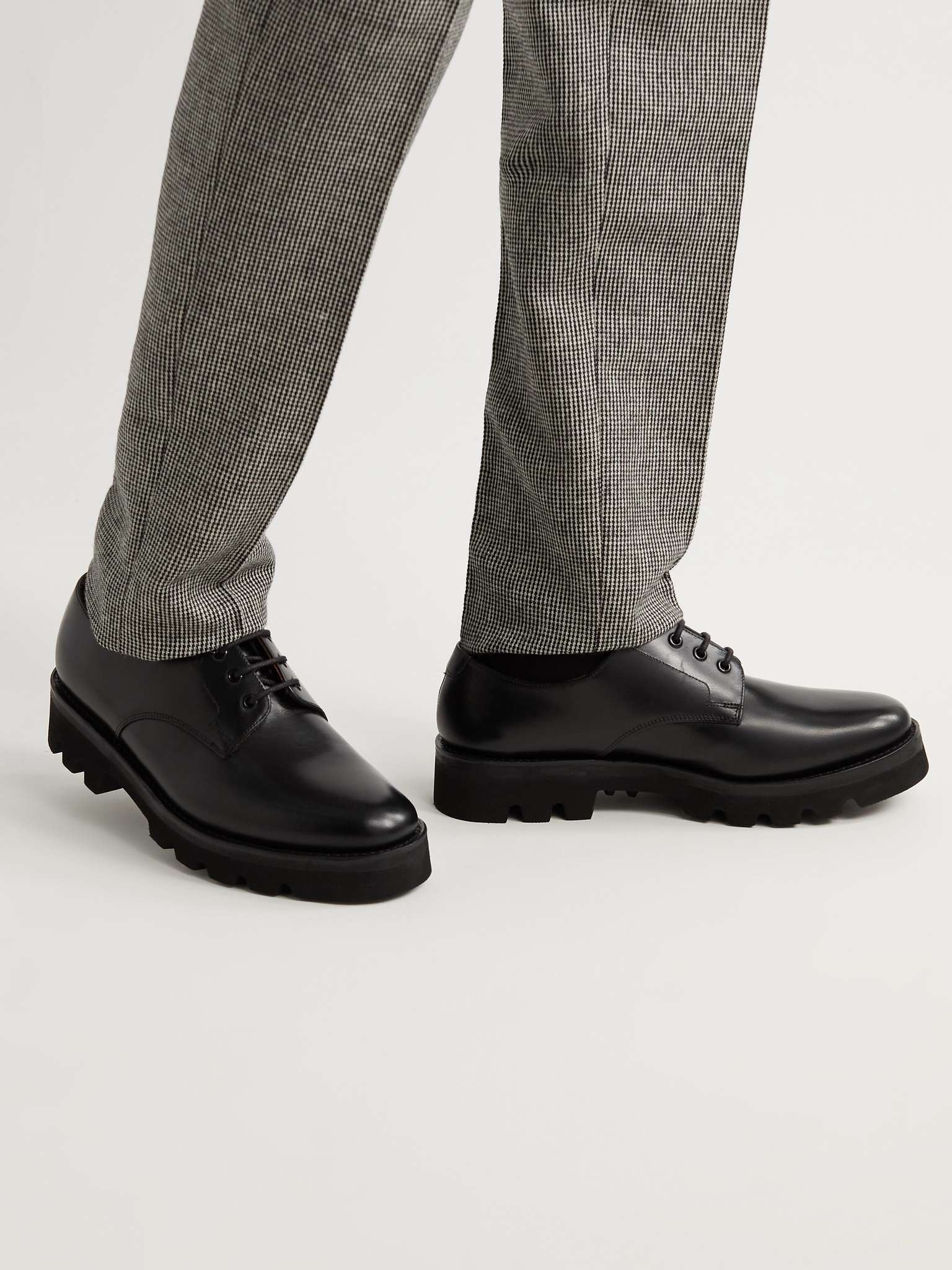 Landon Leather Derby Shoes - 2