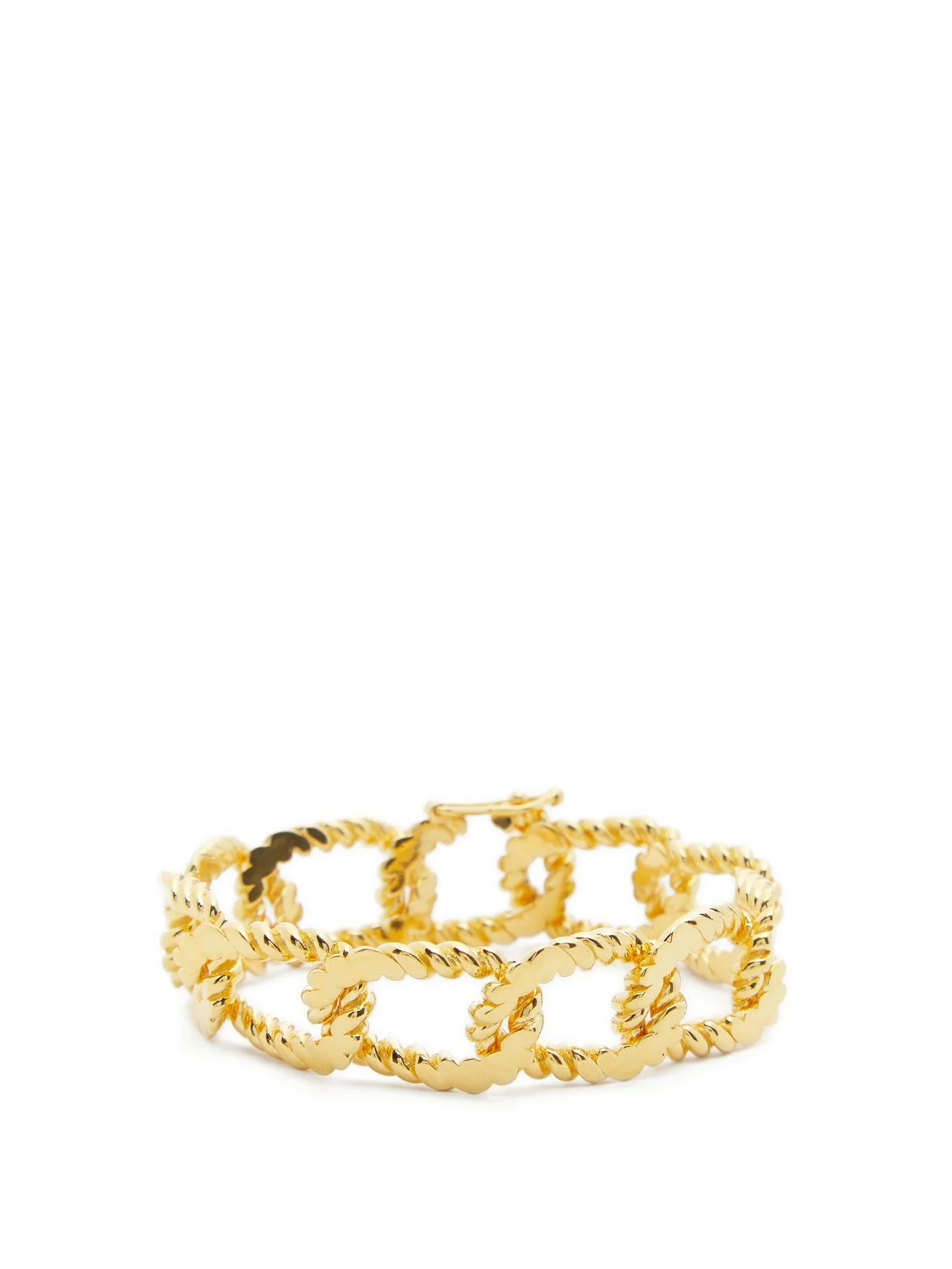 Rope-chain 18kt gold-vermeil bracelet - 1