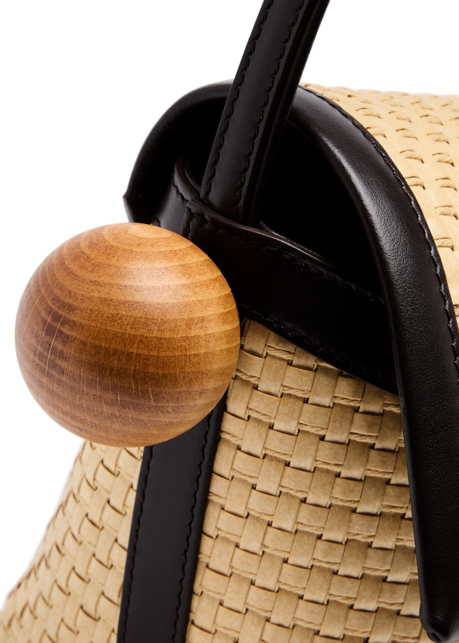 Jacquemus Le Rond Carré Woven Raffia Shoulder bag - 3