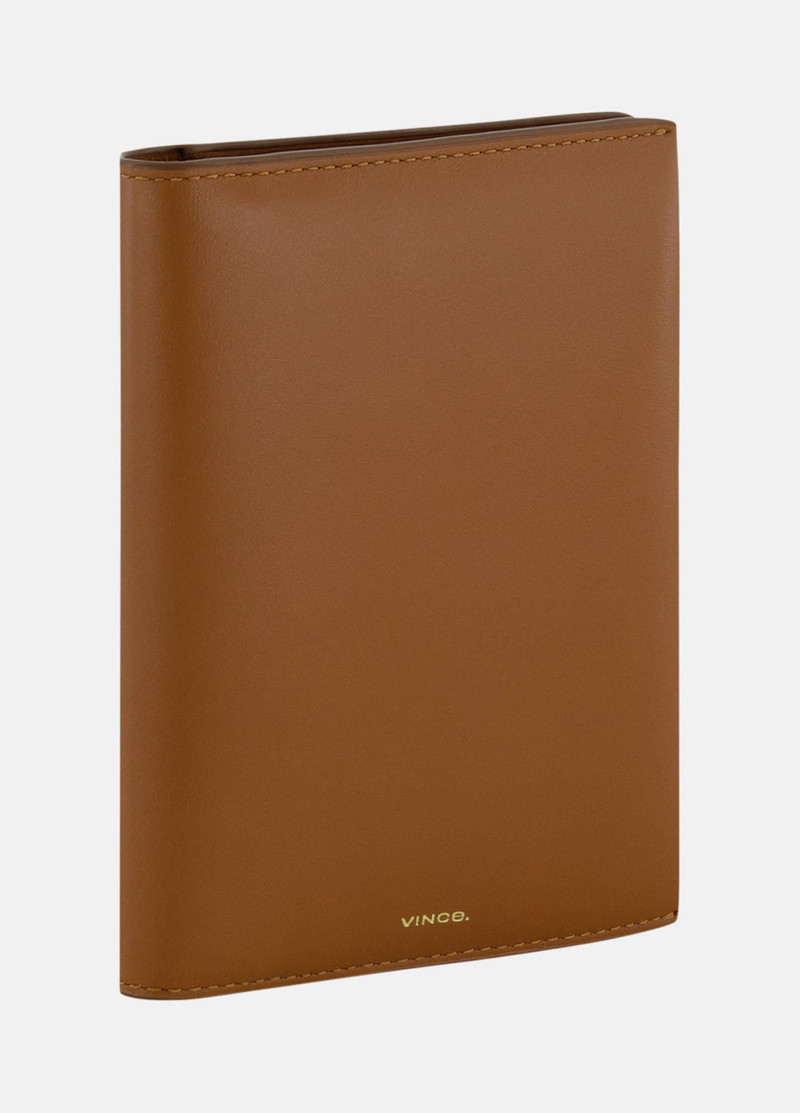 Vince Nappa Leather Passport Case outlook