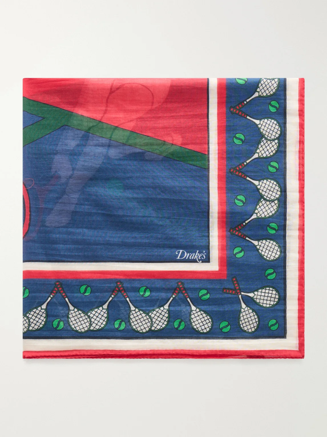 Printed Cotton and Silk-Blend Scarf - 1