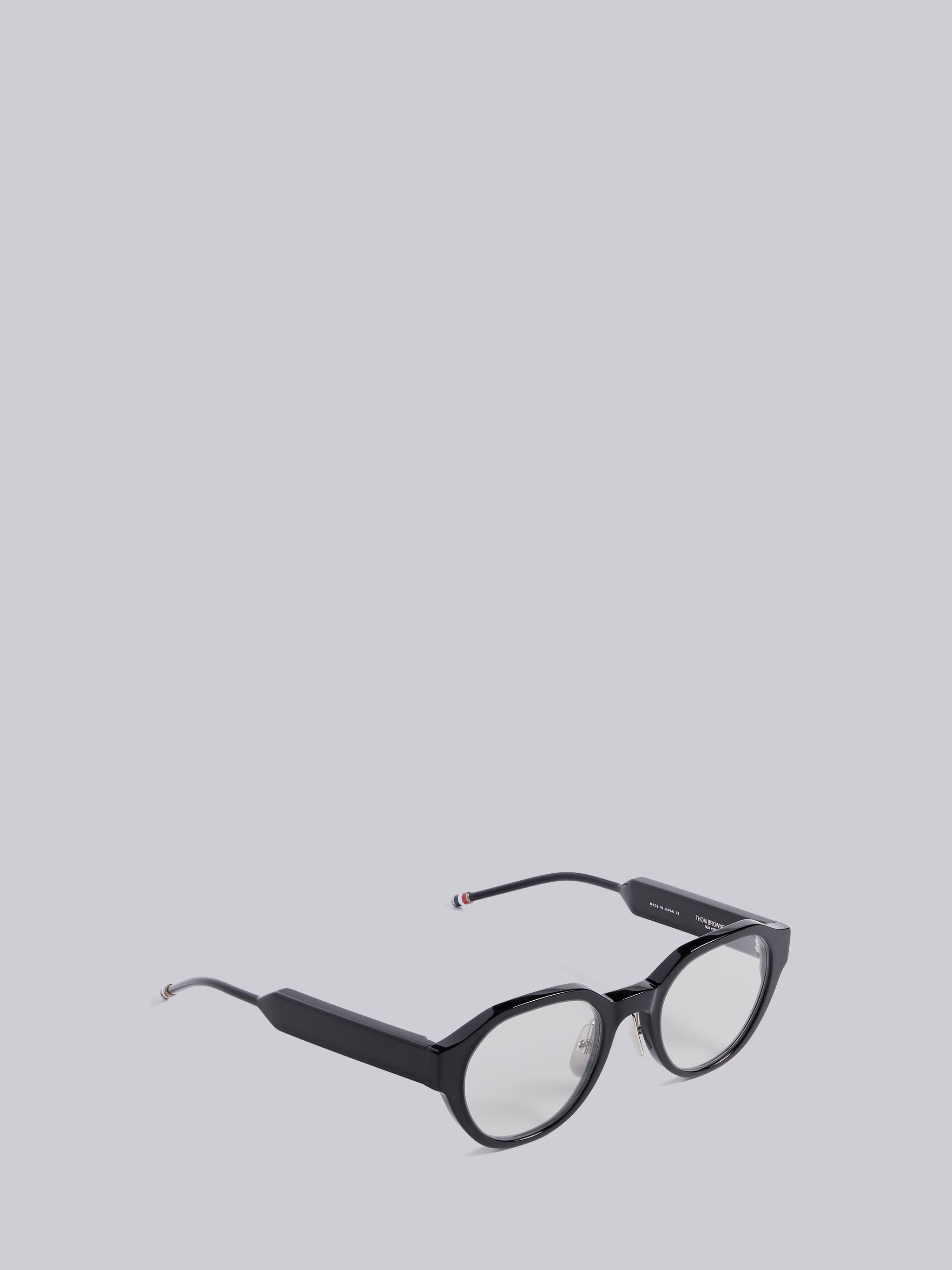 TB716 - Black Wide Fit Round Glasses - 4