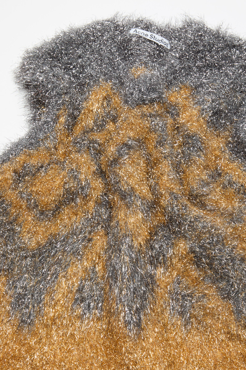 Metallic knit vest - Gold/silver 5