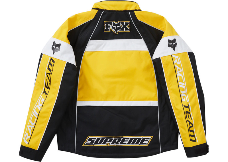 Supreme Supreme Fox Racing Jacket Yellow outlook
