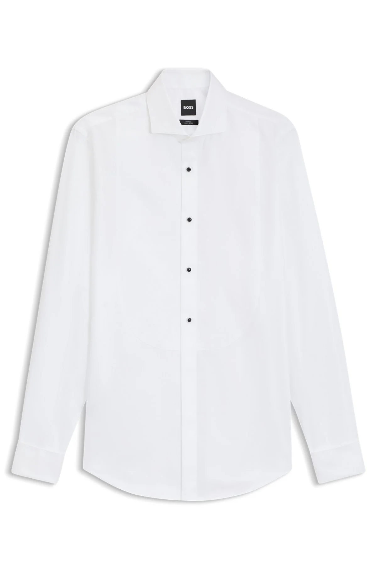 SLIM-FIT DRESS SHIRT IN EASY-IRON STRETCH-COTTON POPLIN - 1