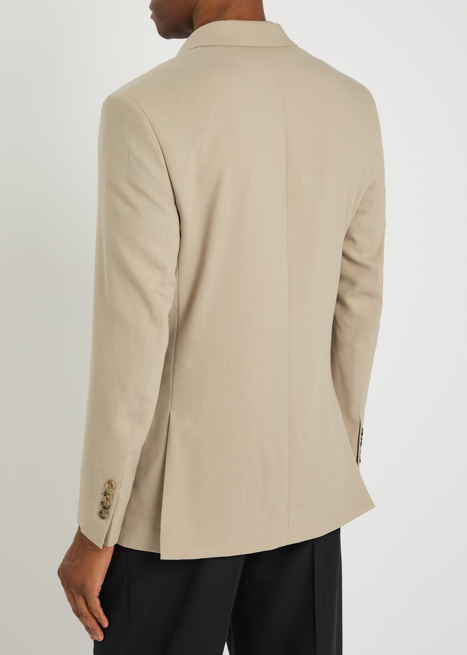 Ami Paris Double-breasted Wool Blazer - 3