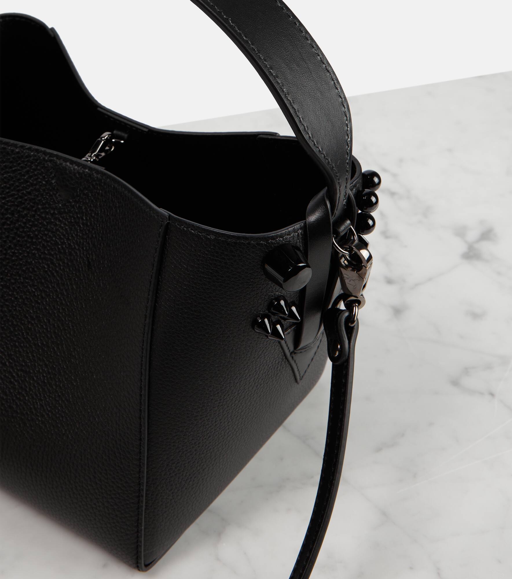 Cabachic Mini leather bucket bag - 3