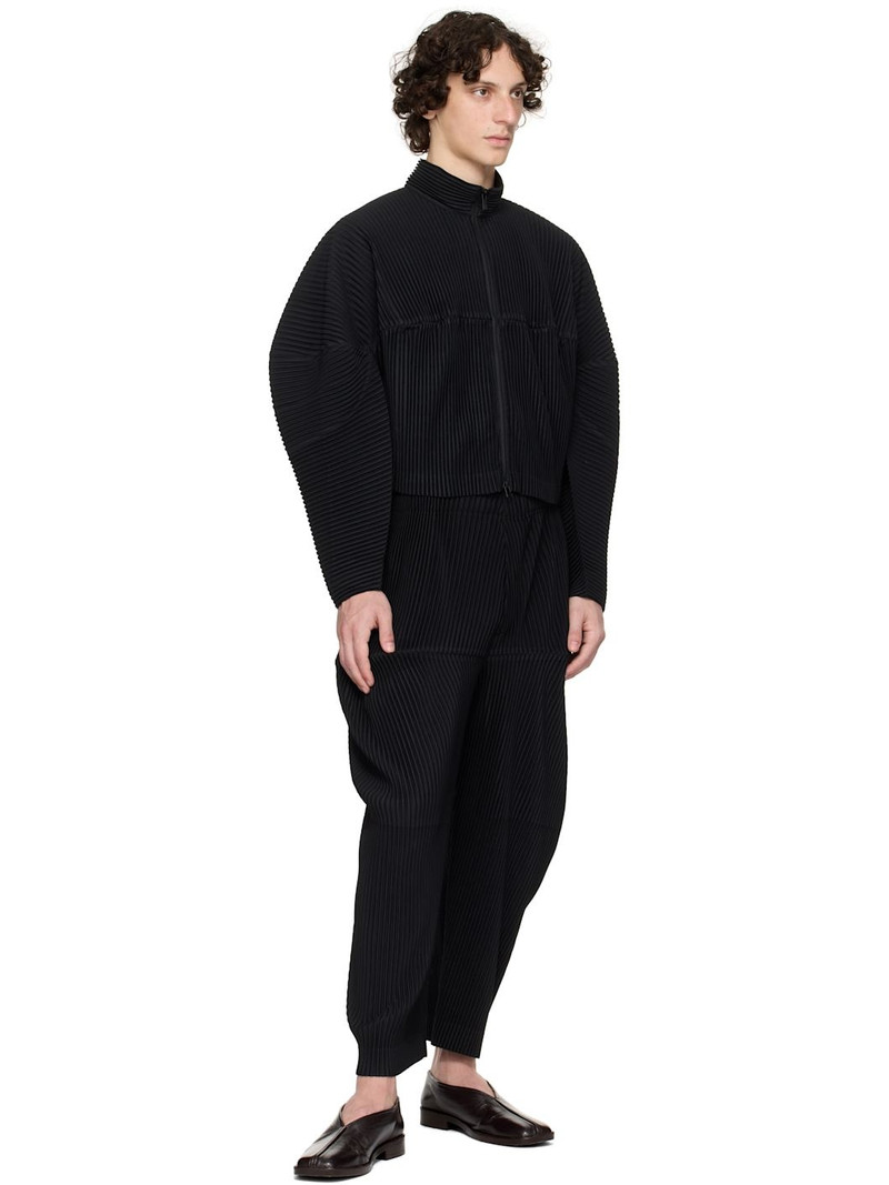 ISSEY MIYAKE Black Kinetic Sculpture Jacket outlook