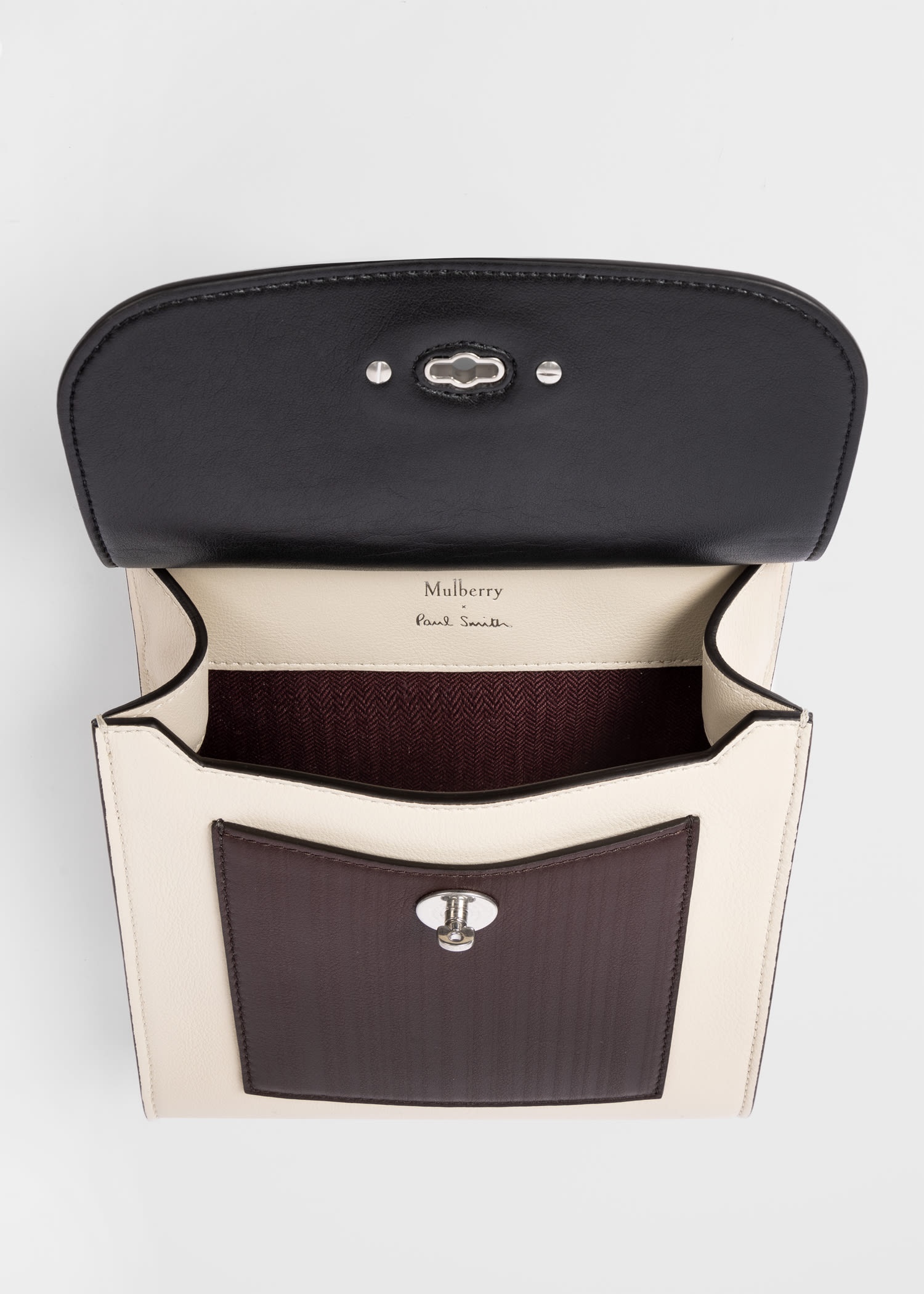 Mulberry x Paul Smith - Cloud Blue Small Antony Bag - 5