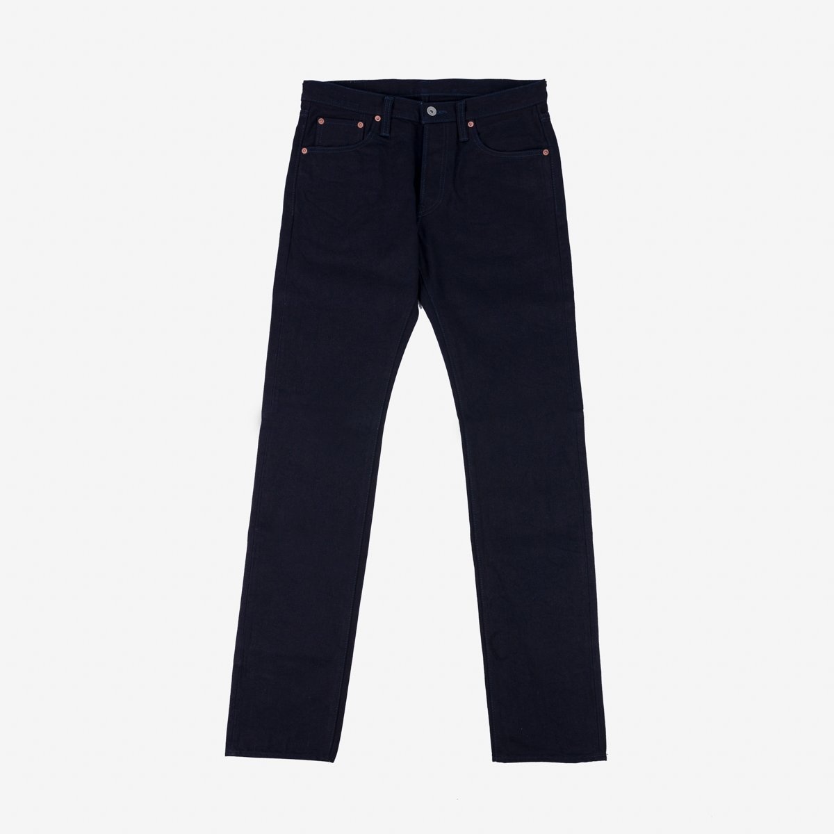 IH-777S-14ii 14oz Selvedge Denim Slim Tapered Cut Jeans - Indigo/Indigo - 1