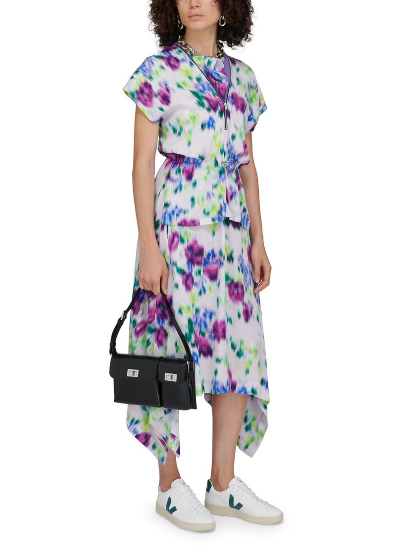 Printed Waisted Midi Dress 6
