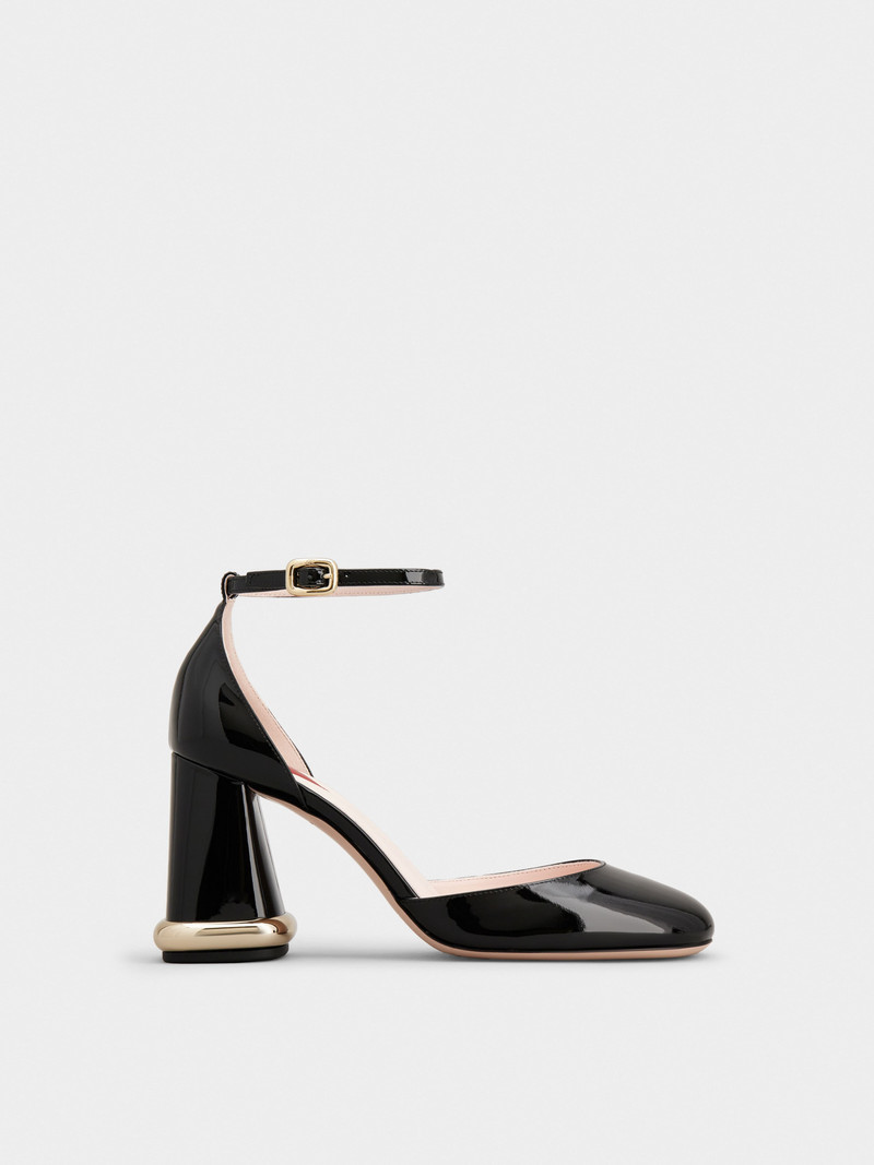 Ankle Strap Pumps in patent leather - 1