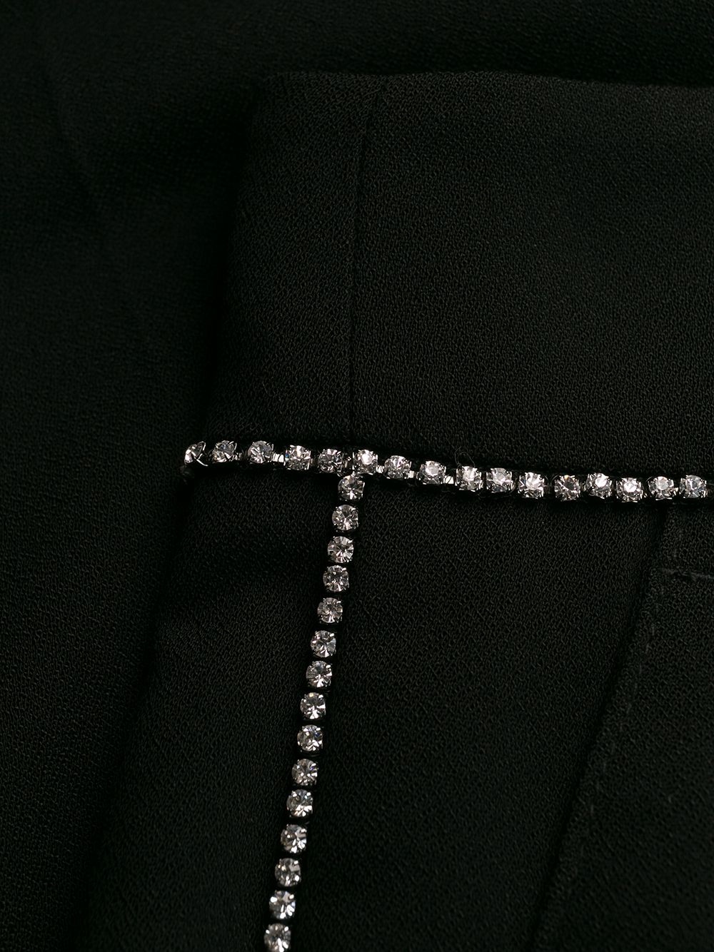 crystal embellished trousers - 6