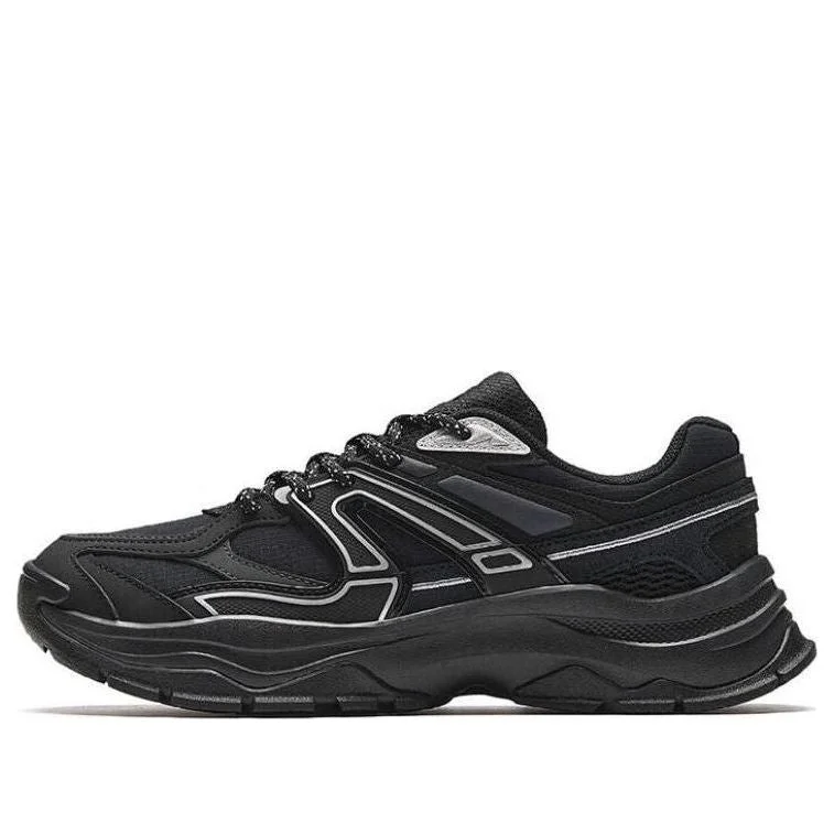 (WMNS) ANTA Chunky Shoes 'Black Silver' 922348806-2 - 1