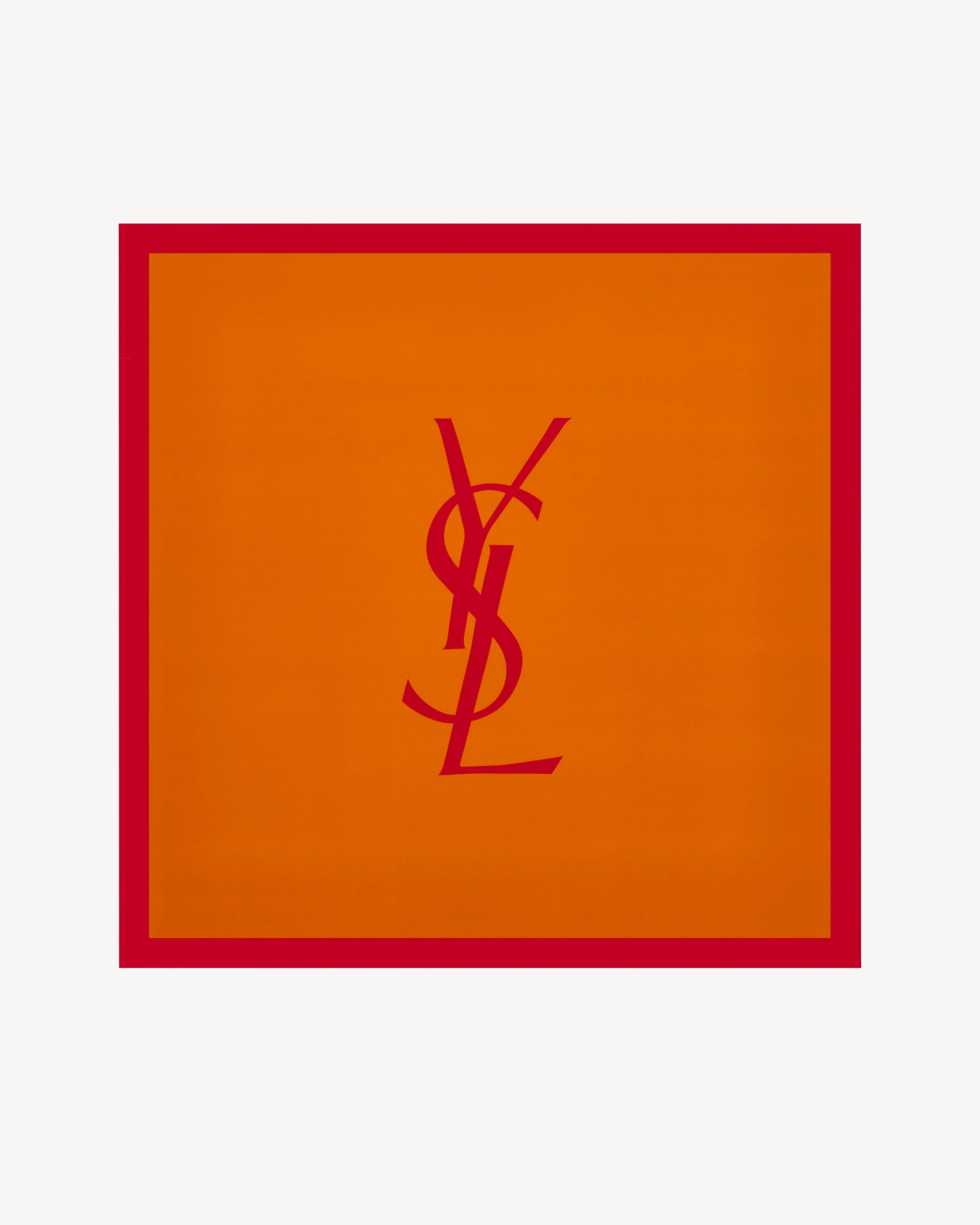 CASSANDRE SQUARE SCARF IN SILK TWILL - 1