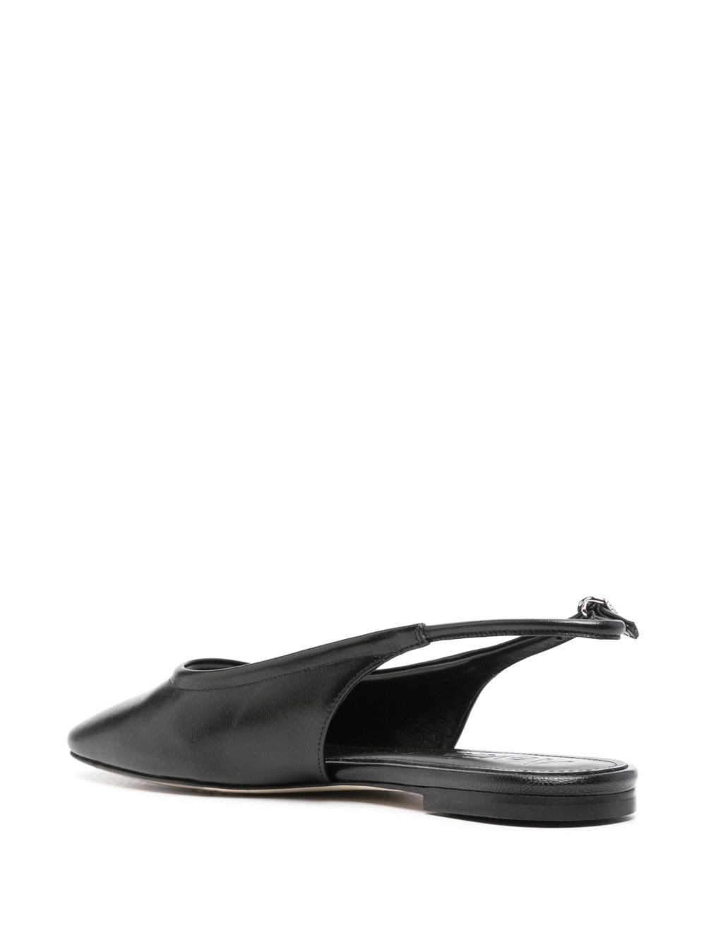 slingback leather ballerina shoes - 3