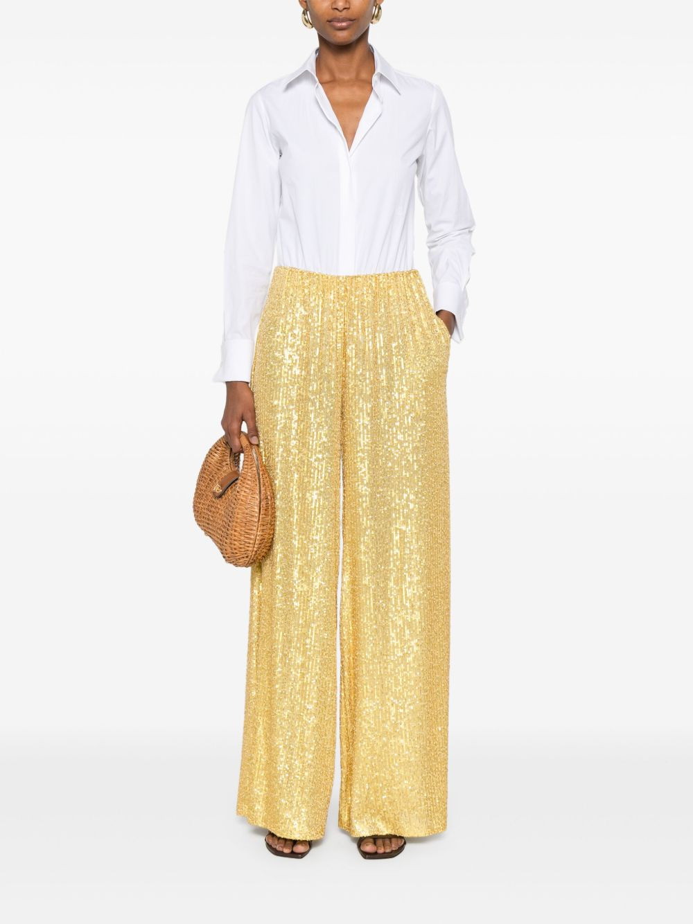 Norma Kamali Trousers Yellow - 2