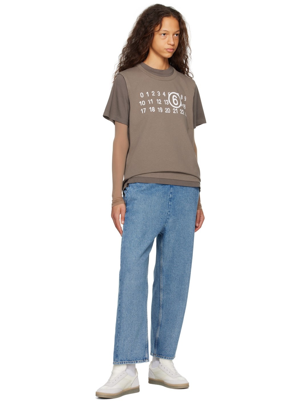 Blue Faded Jeans - 4