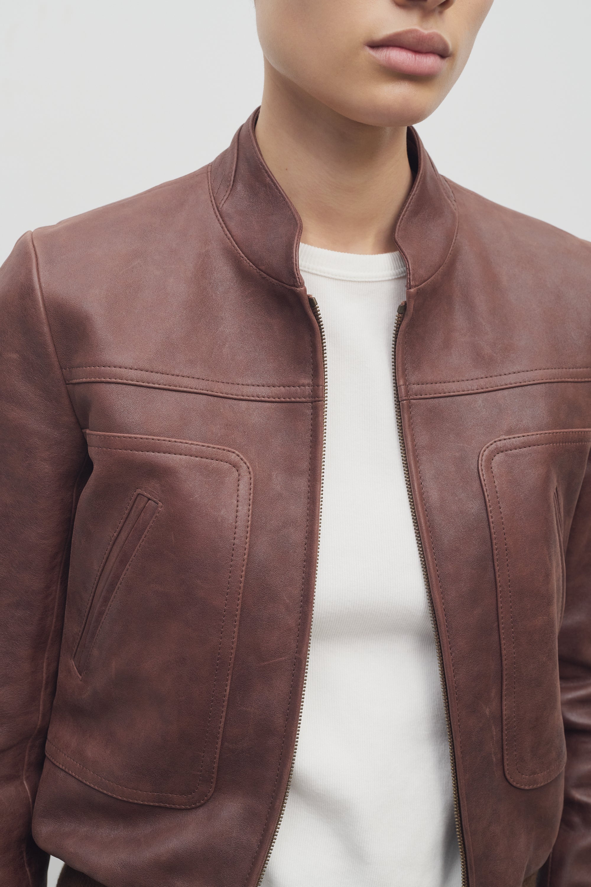 Bader Jacket in Leather - 6