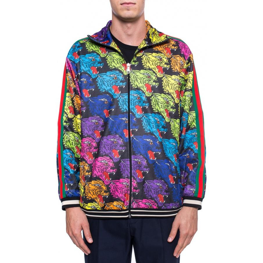 Gucci Panther Face Technical Jersey Jacket 'Multicolor' 526577-X9X26-1082 - 3