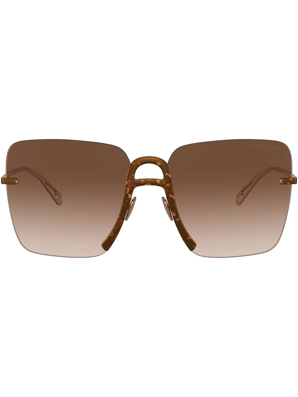 oversized-frame sunglasses - 1
