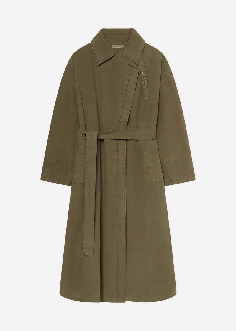 Oversized Trench in Cotton Twill 1