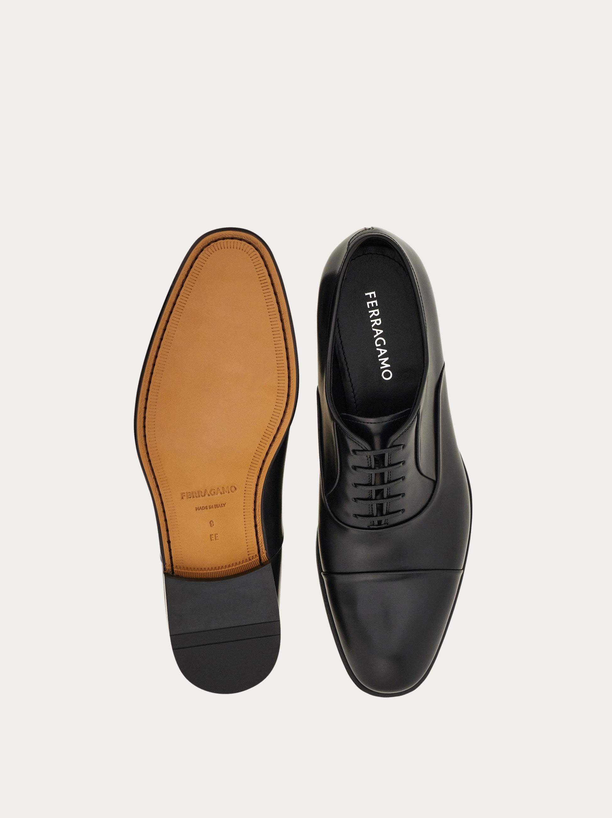 Oxford shoe with toe cap - 5
