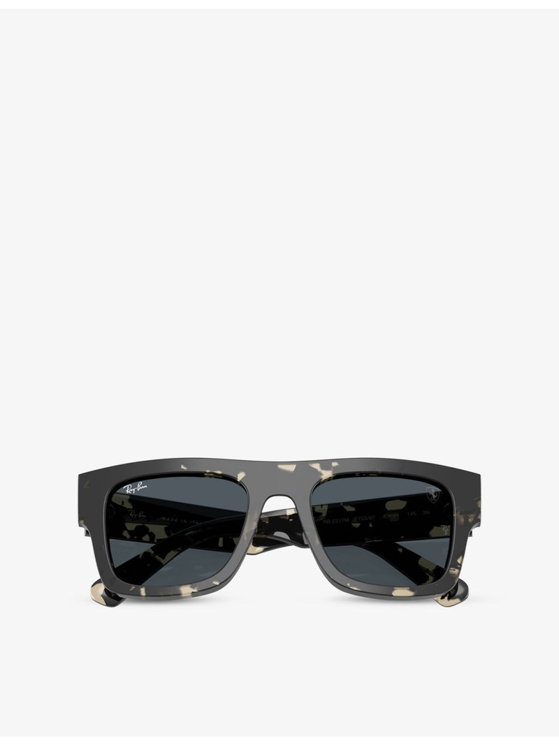 RB2217M Scuderia Ferrari Collection Square-Frame Acetate Sunglasses 3
