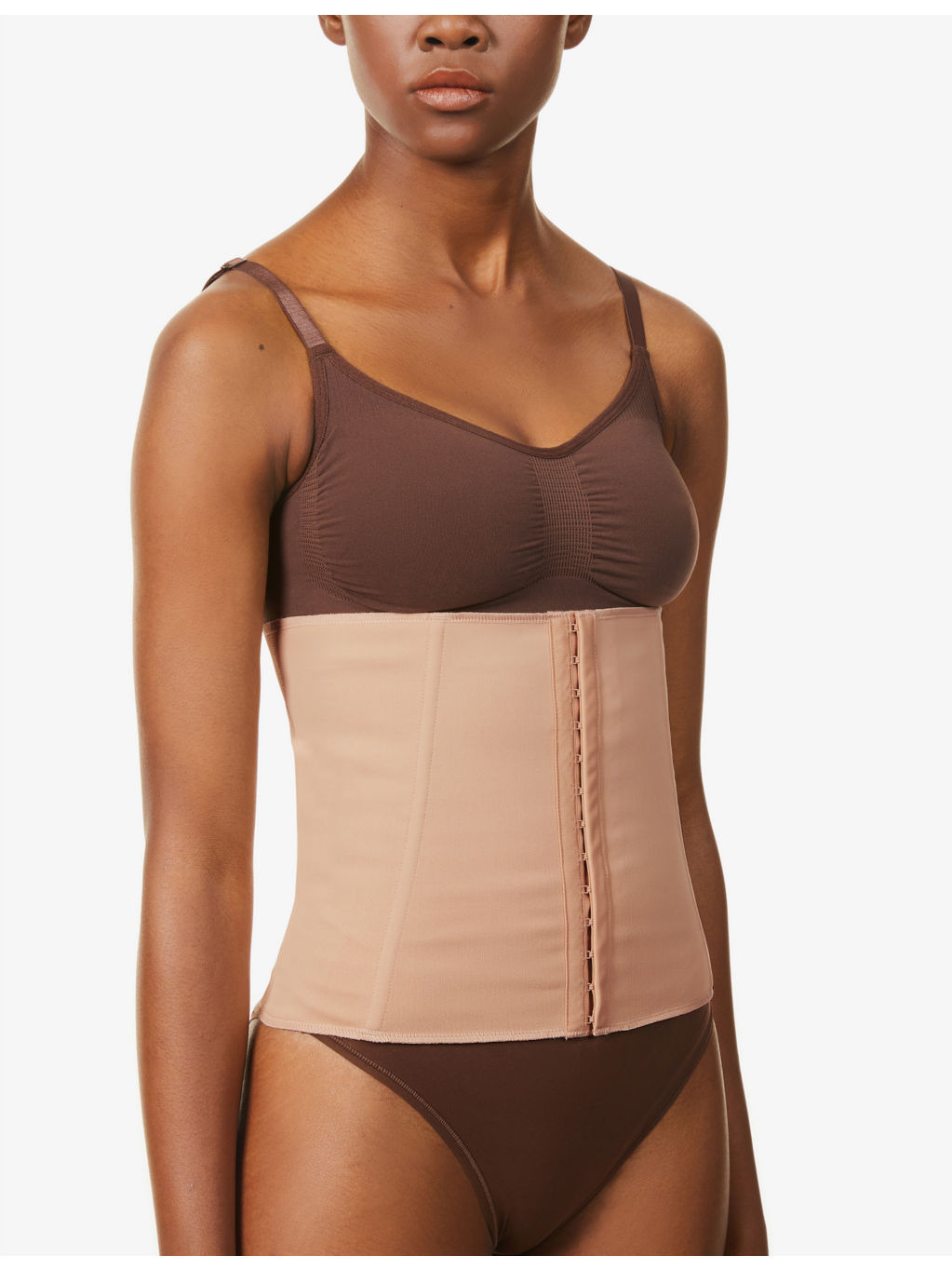 Boned stretch-woven waist trainer - 5