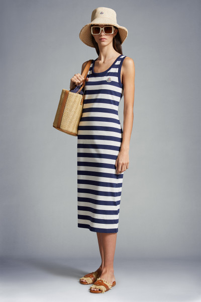 Moncler Striped Midi Dress outlook