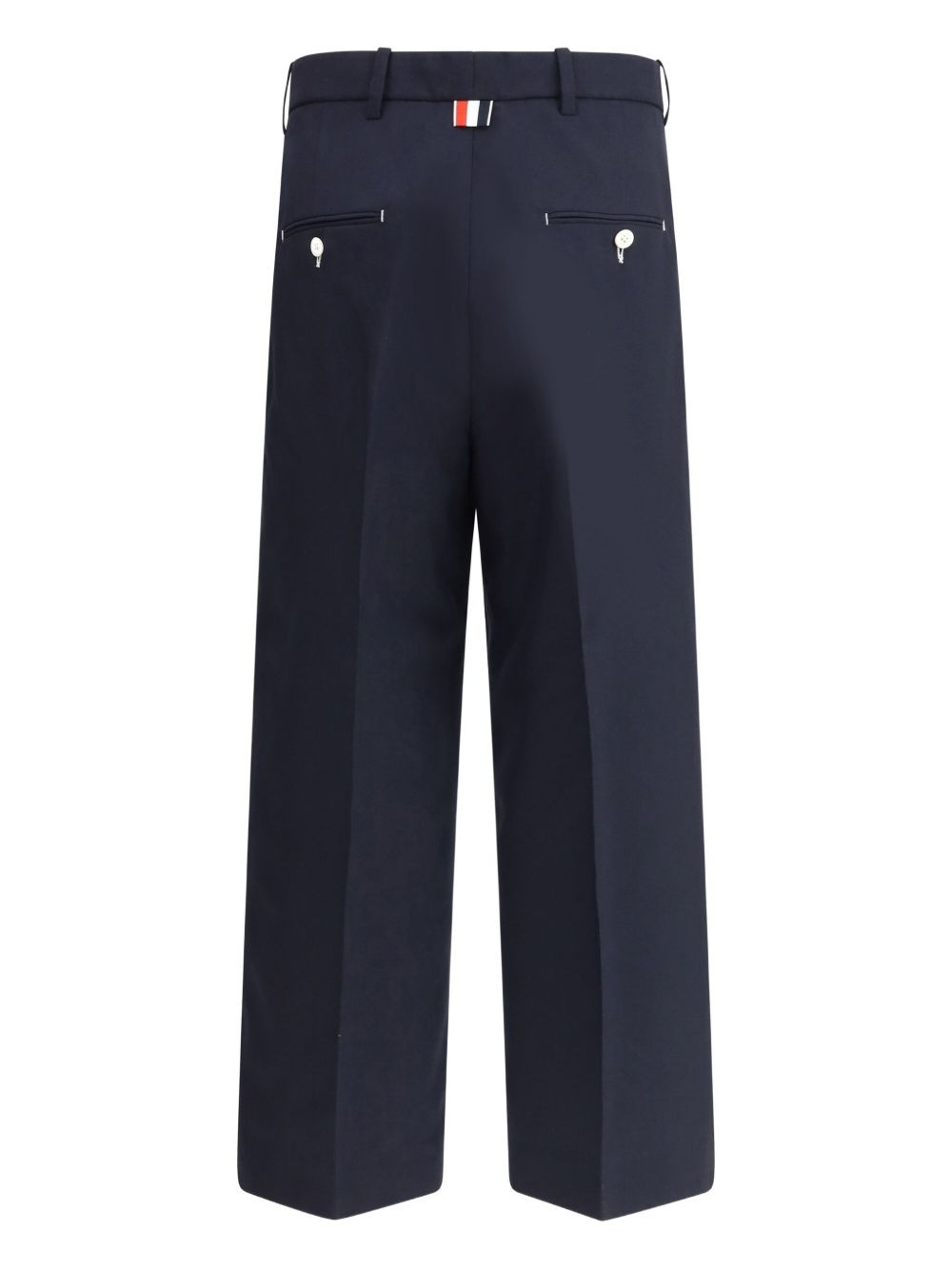 high-waisted straight trousers - 2