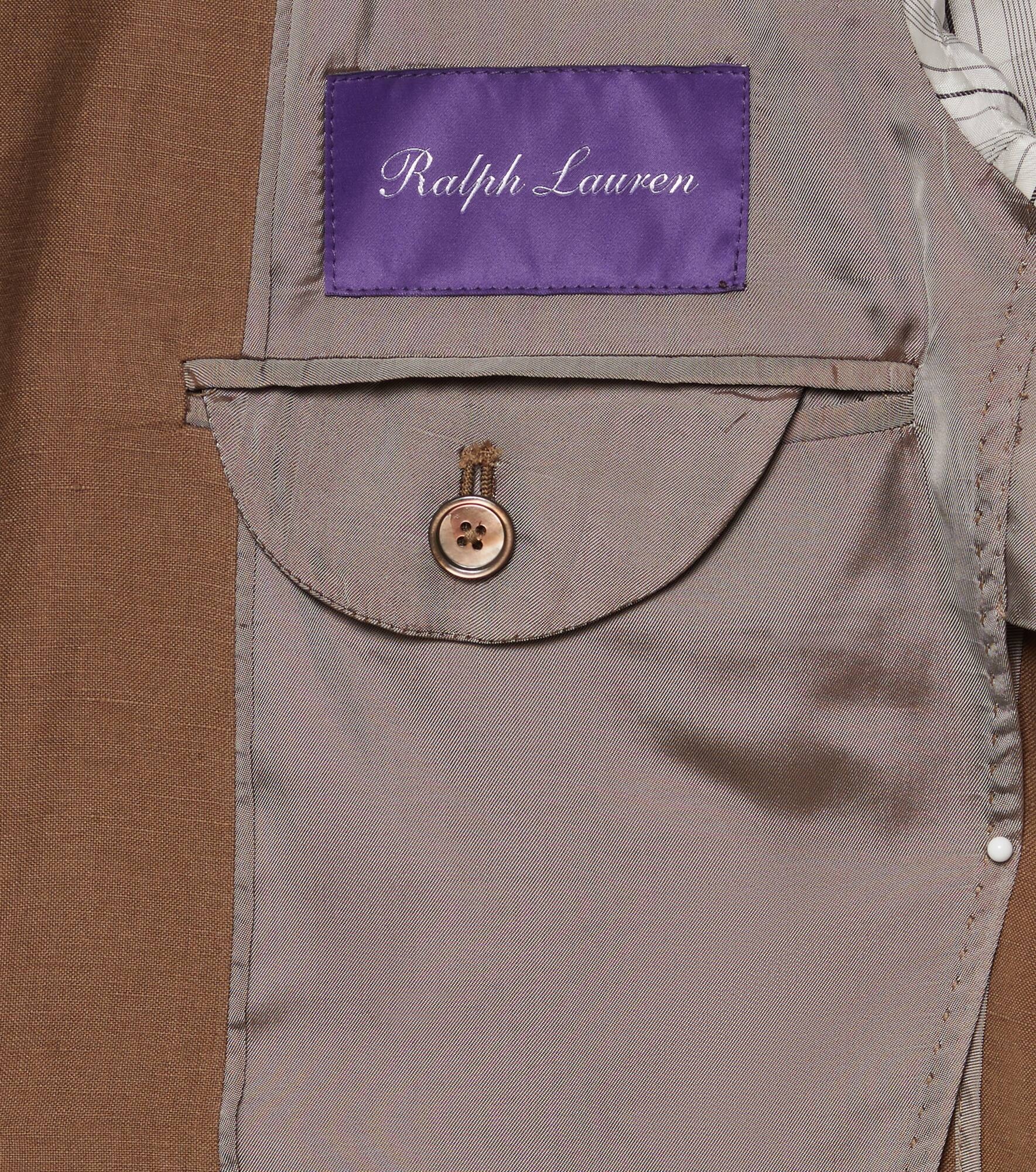Single-breasted silk and linen blazer - 7