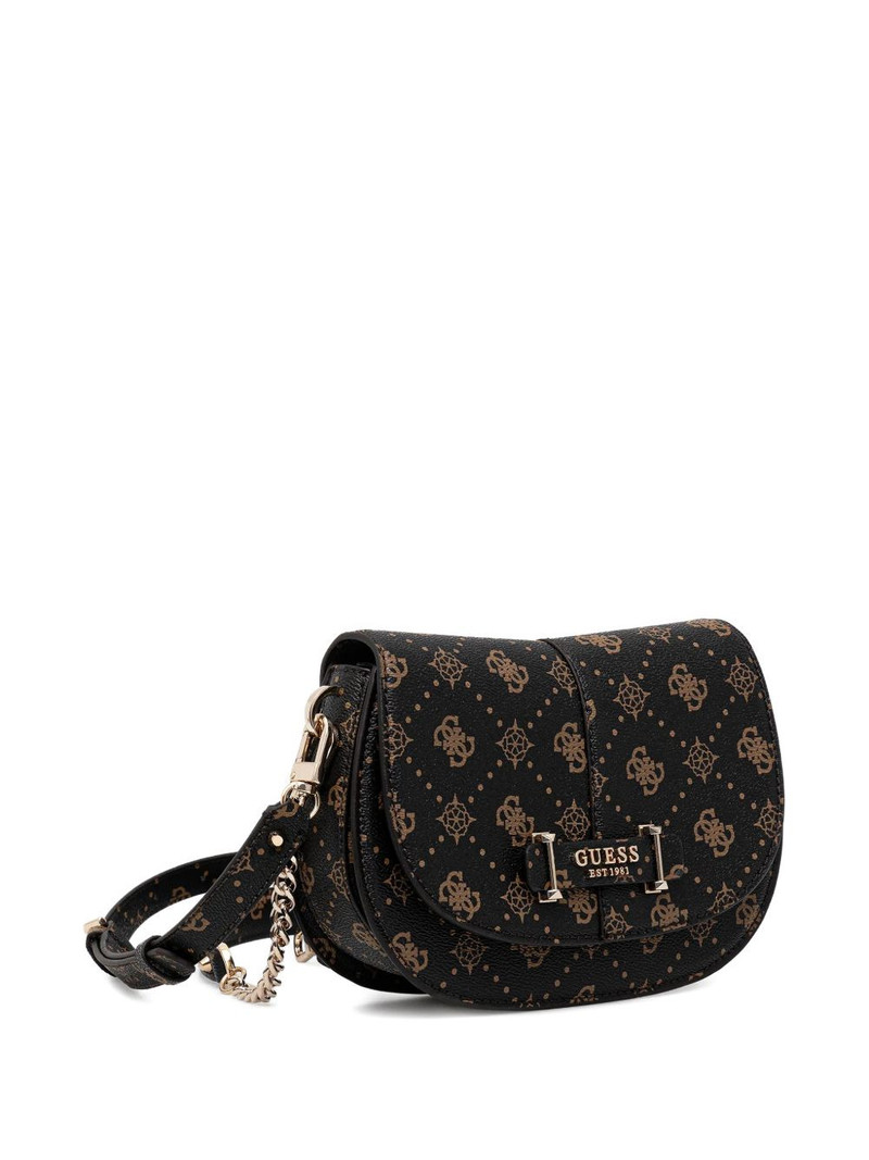 GUESS USA Carrie monogram chain cross body bag outlook