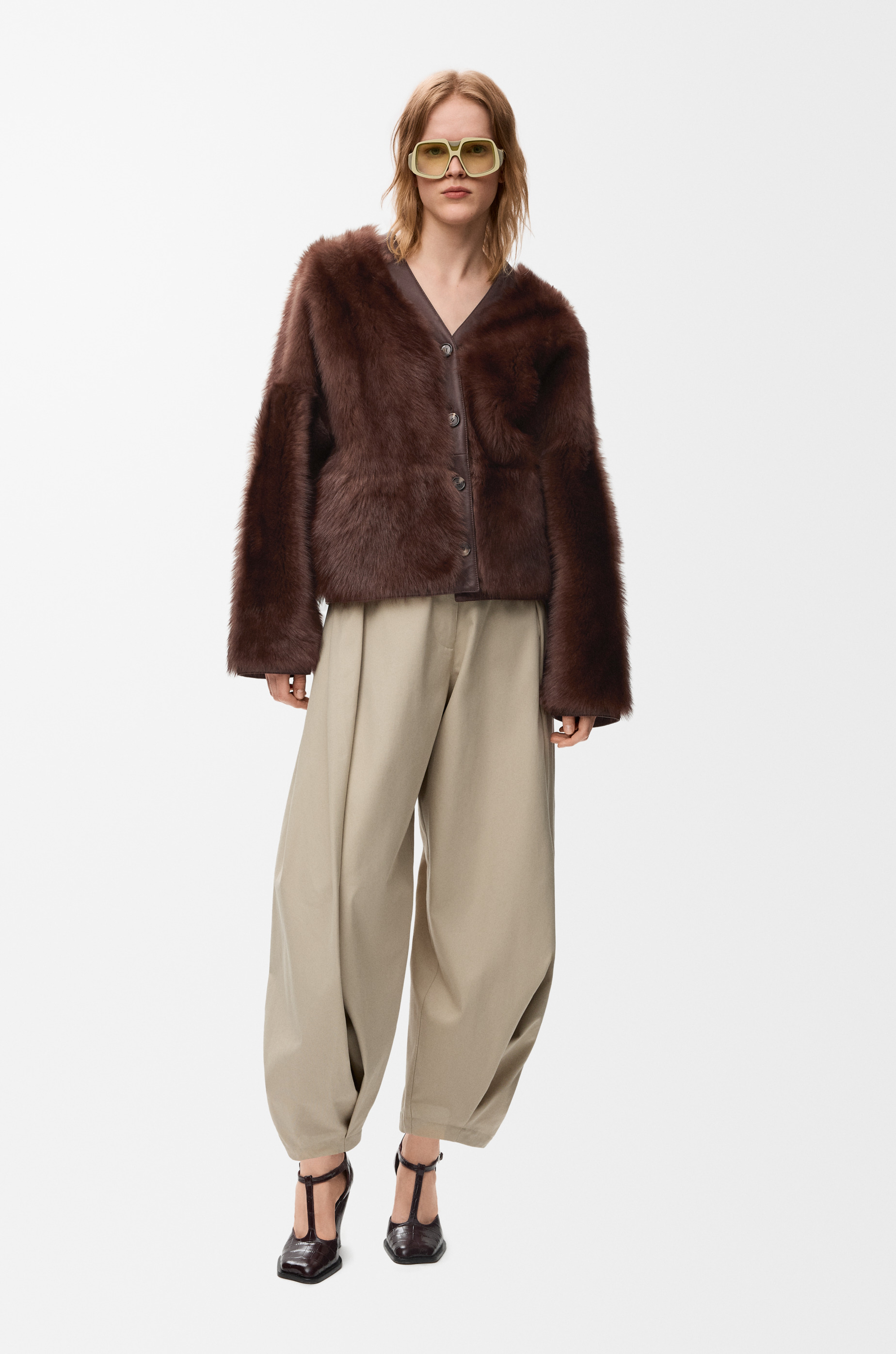 Cardigan in shearling - 2