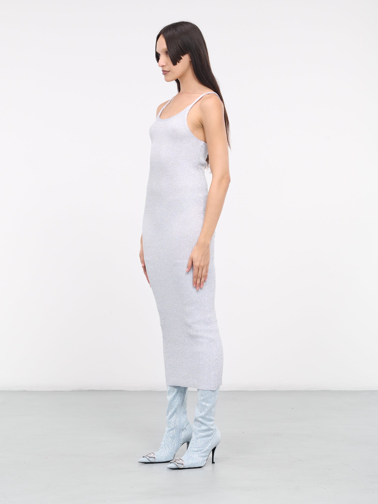 Lurex Cotton Knit Dress - 2
