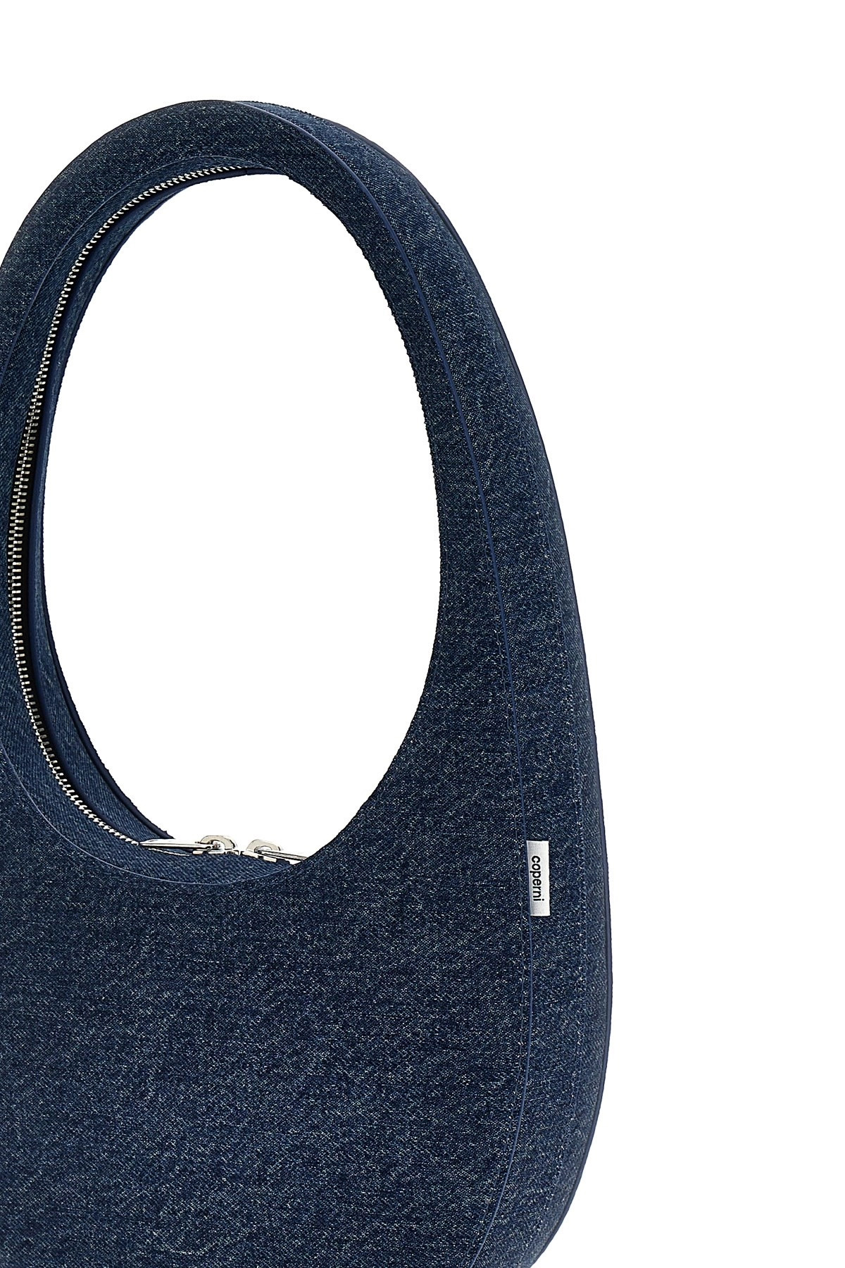 'Denim Swipe Bag' handbag - 4