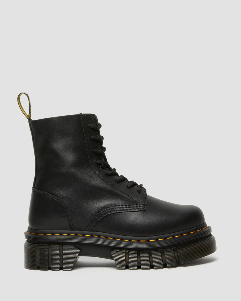Audrick Nappa Leather Platform Ankle Boots - 1