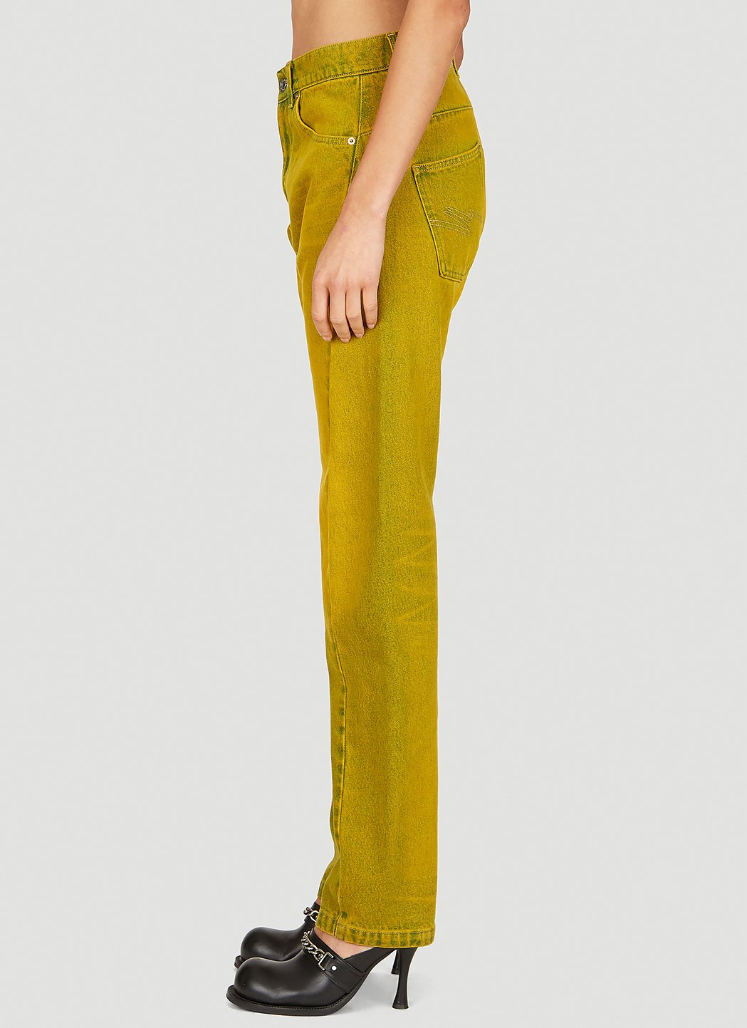 Martine Rose Women Twist Seam Jeans - 3
