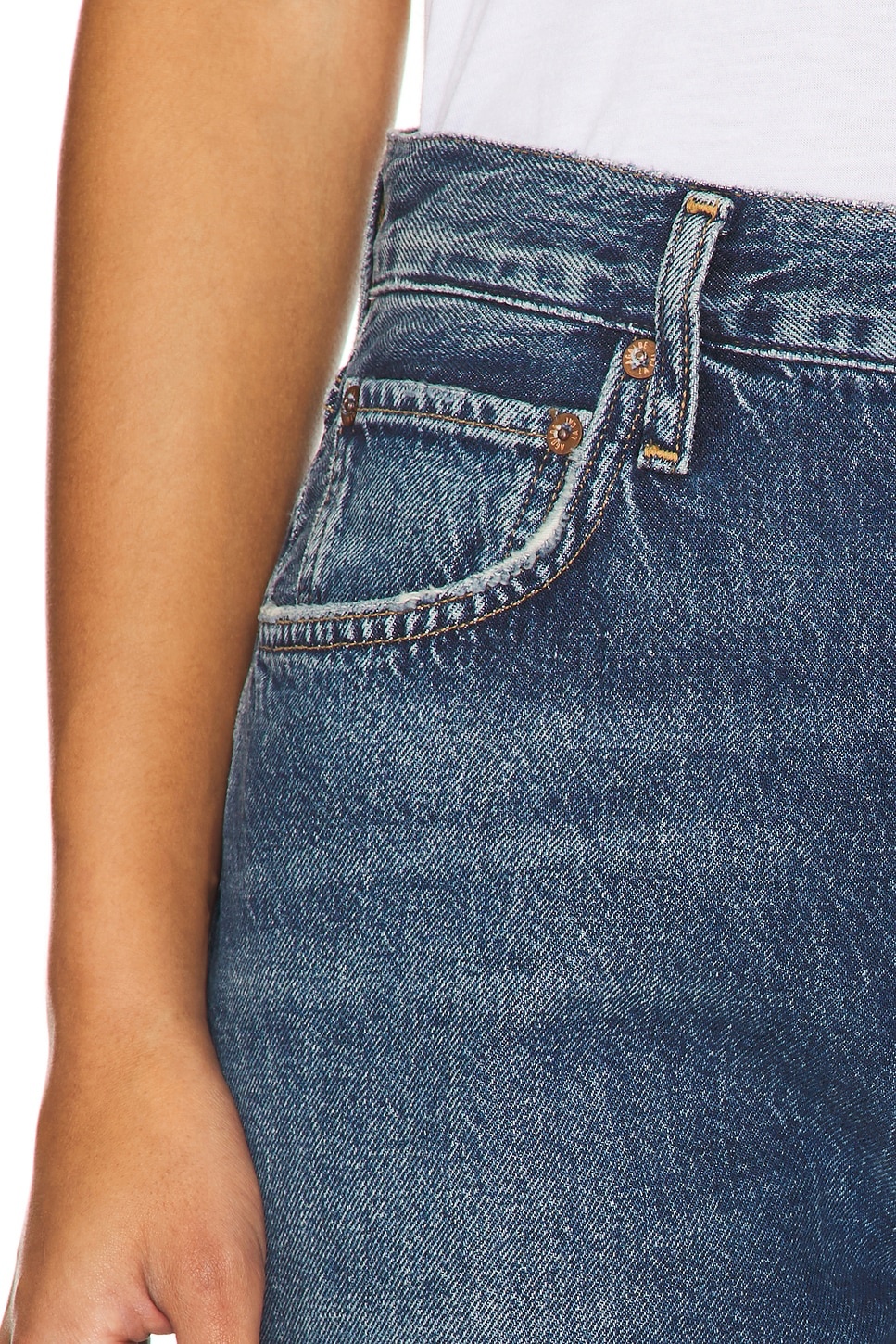 Riley High Rise Straight Crop - 6