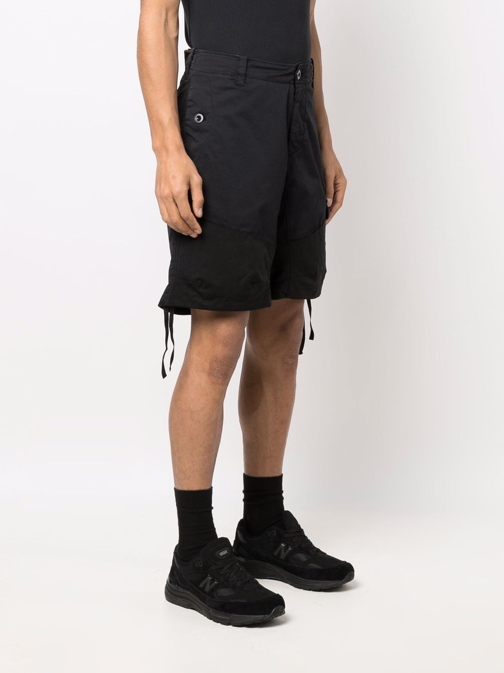 drawstring-hem shorts - 3